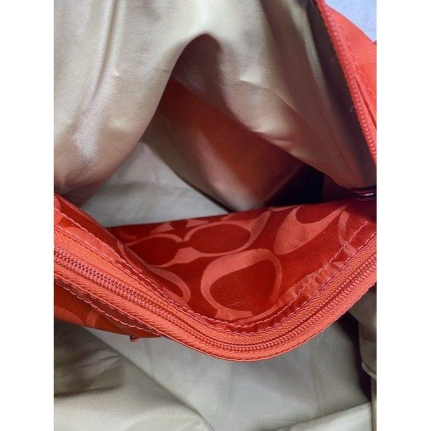 coach w w detachable specialty tie accent coral sh