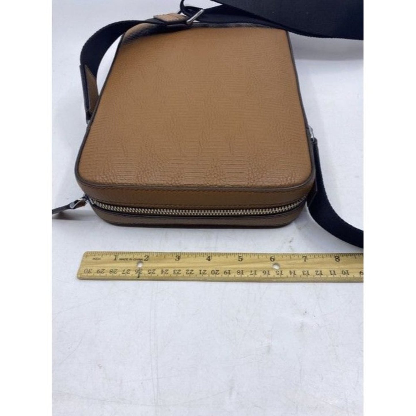 Michael Kors Cooper Logo Flight Luggage Camellia Matte Leather Messenger…