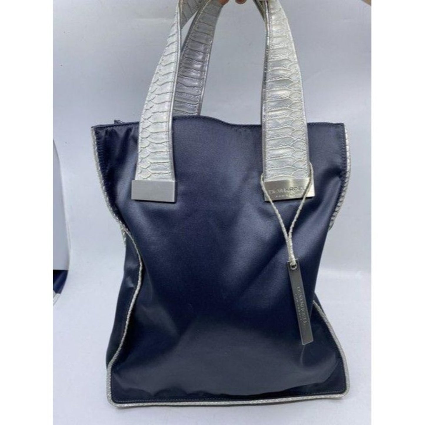 Devi Kroell Shoulder Bag Black Nylon Fabric Tote
