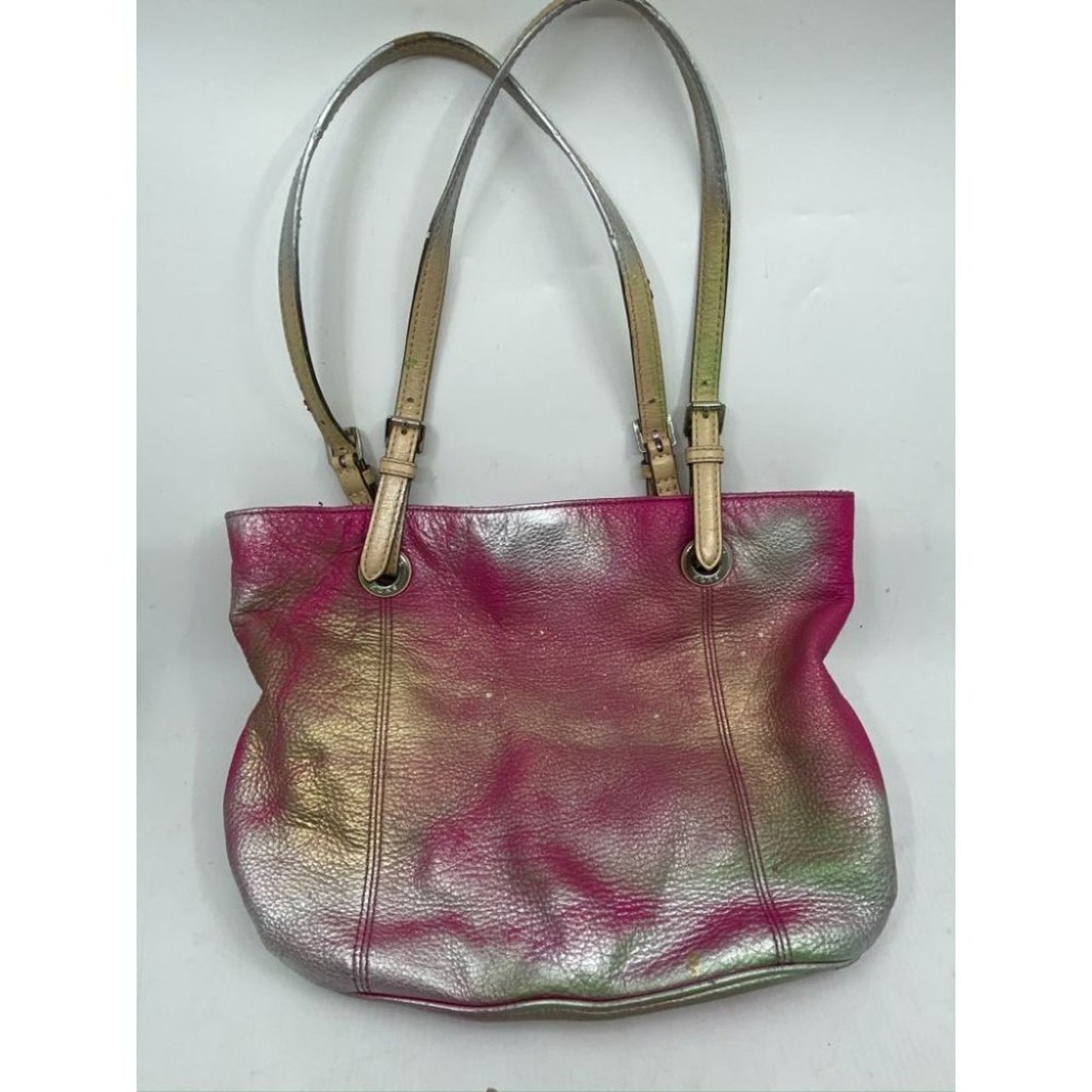 Michael Kors Leather Bag Customized Pink Gold