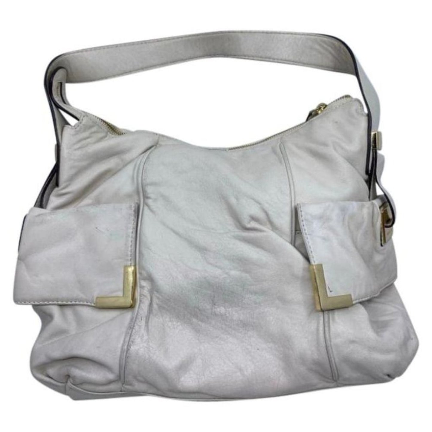 Michael Kors White Large Hobo Bag