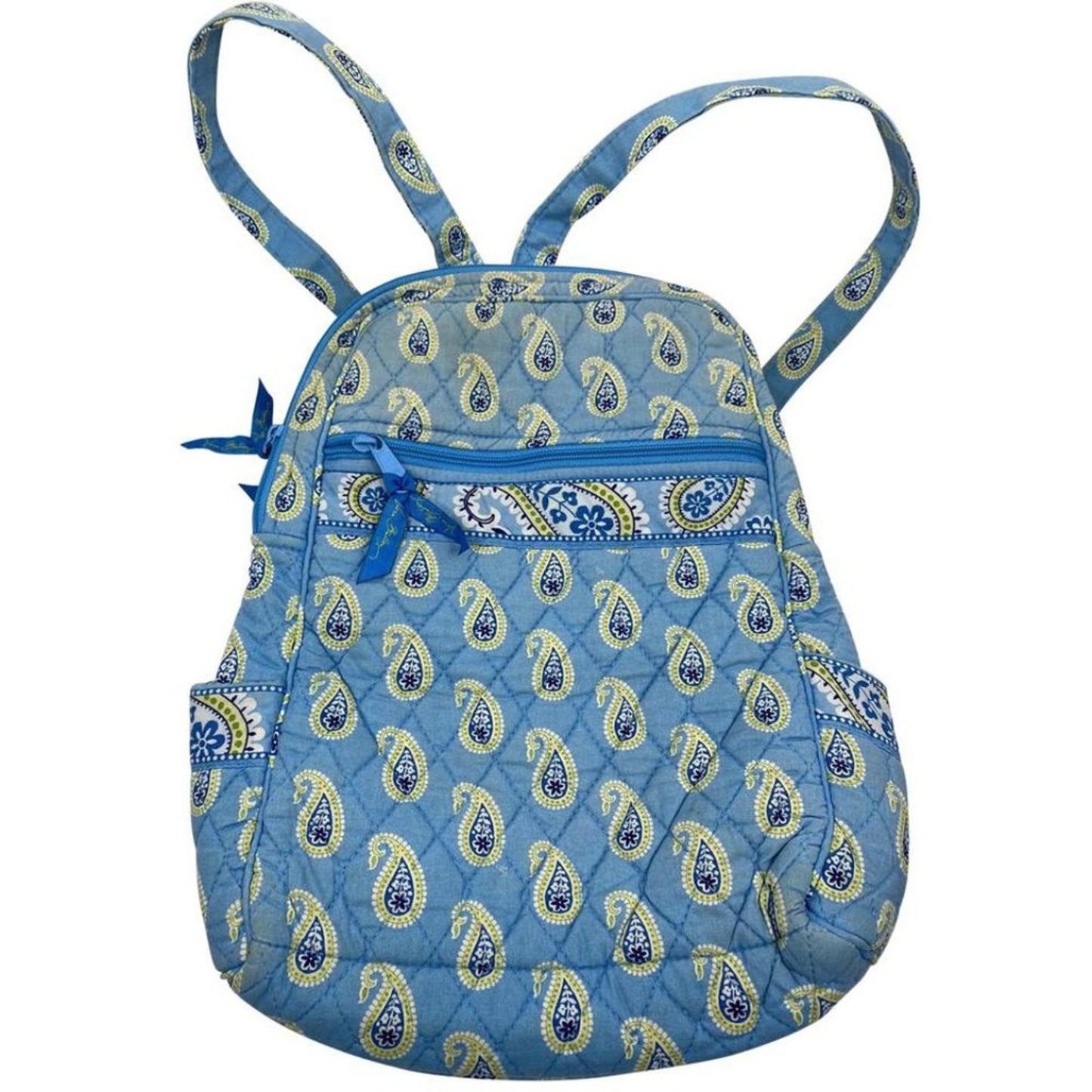 VERA BRADLEY Light Blue Fabric Small Backpack