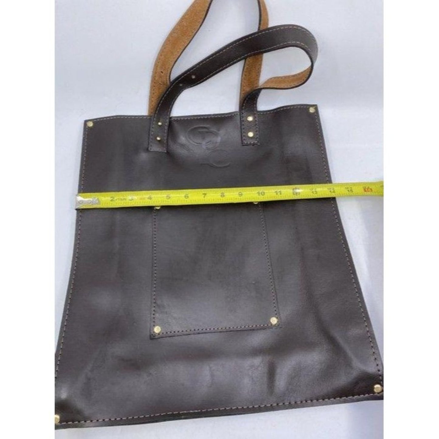 msrp brown leather tote