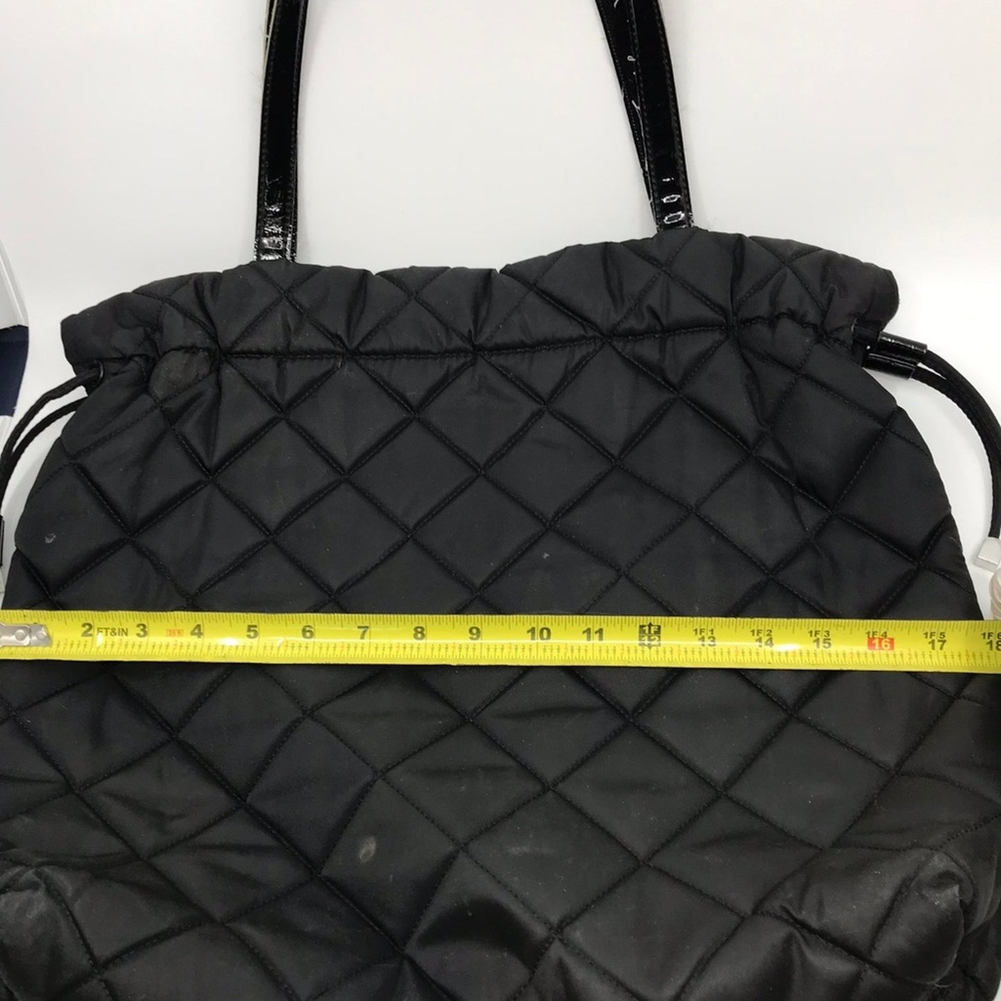 Michael Kors Black Large Fabric Puffer