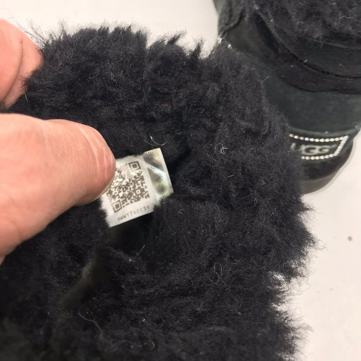 Mid UGG Black Boots Size: US 5