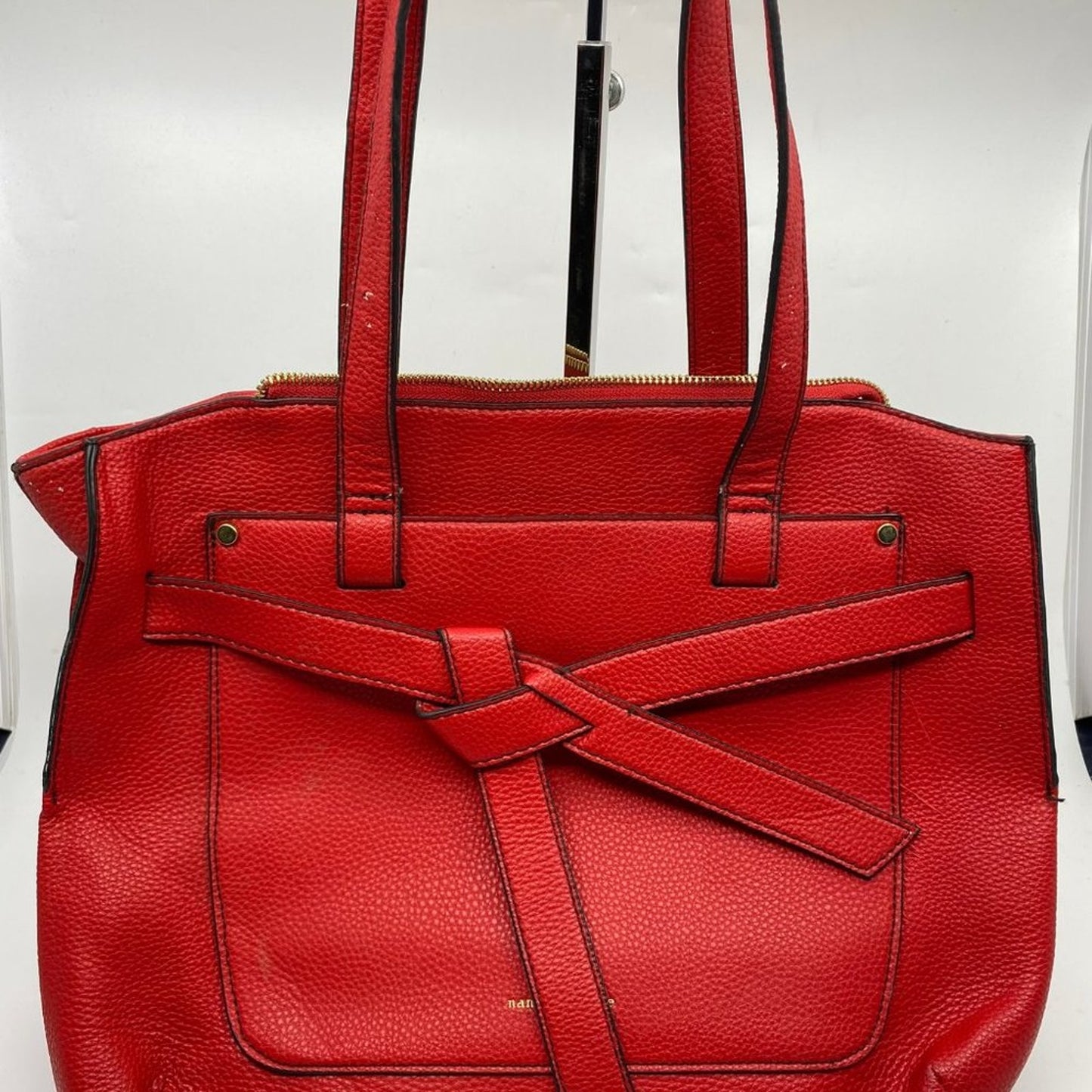 Nanette Lepore Red Leather Shoulder Bag