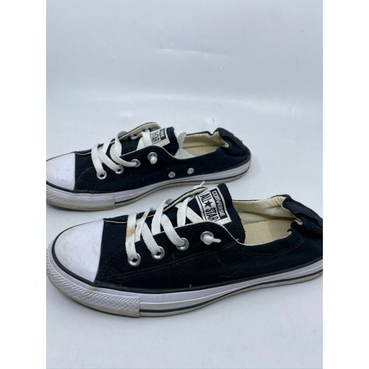 CONVERSE Sneakers White Black Women's Size 7