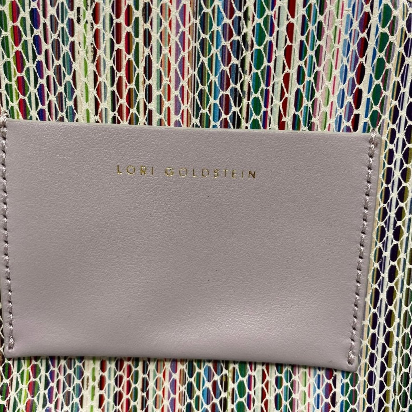 Lori Goldstein Multicolor Leather Crossbody Bag
