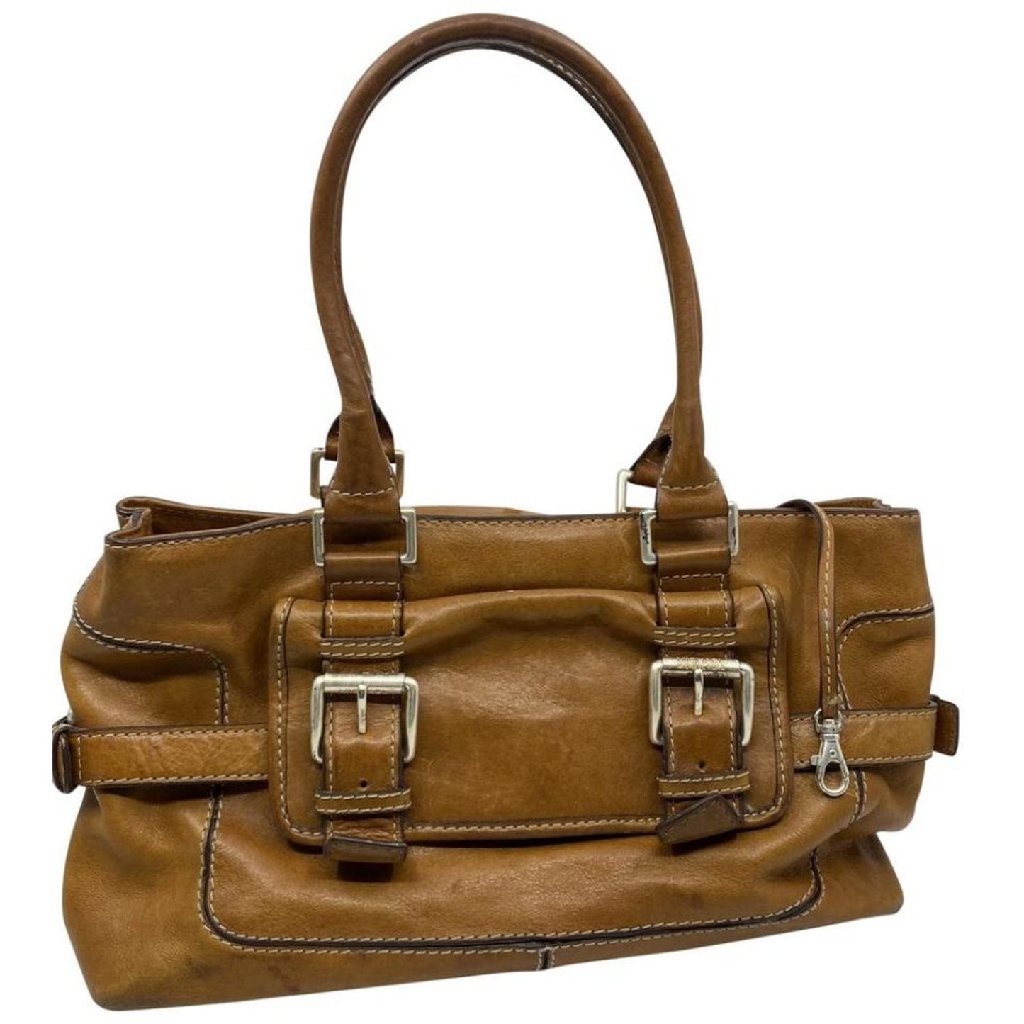 Michael Kors Large Brown Leather Shoulder Bag