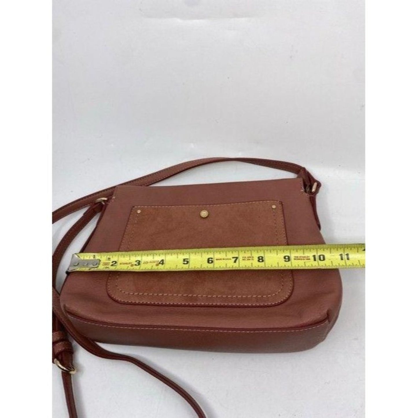 lc lauren conrad orange cross body bag