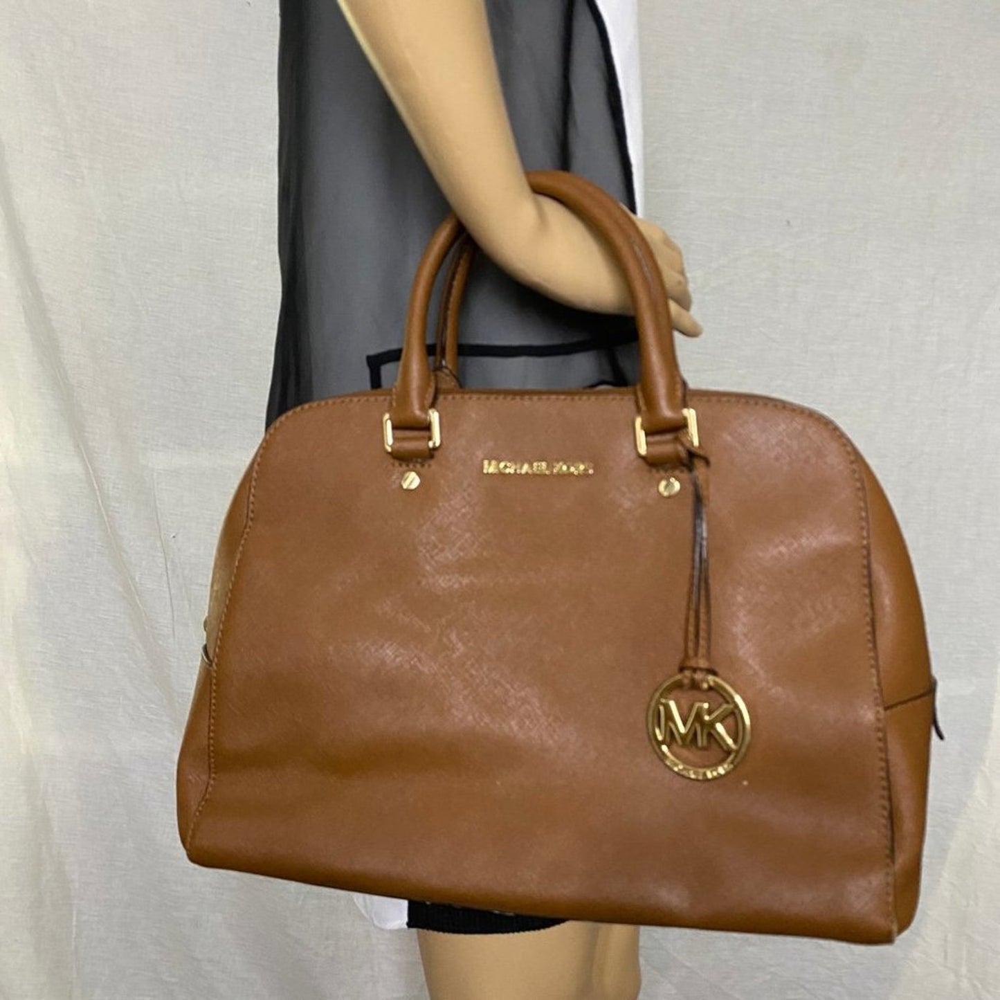 Michael Kors Medium Brown Leather Handbag