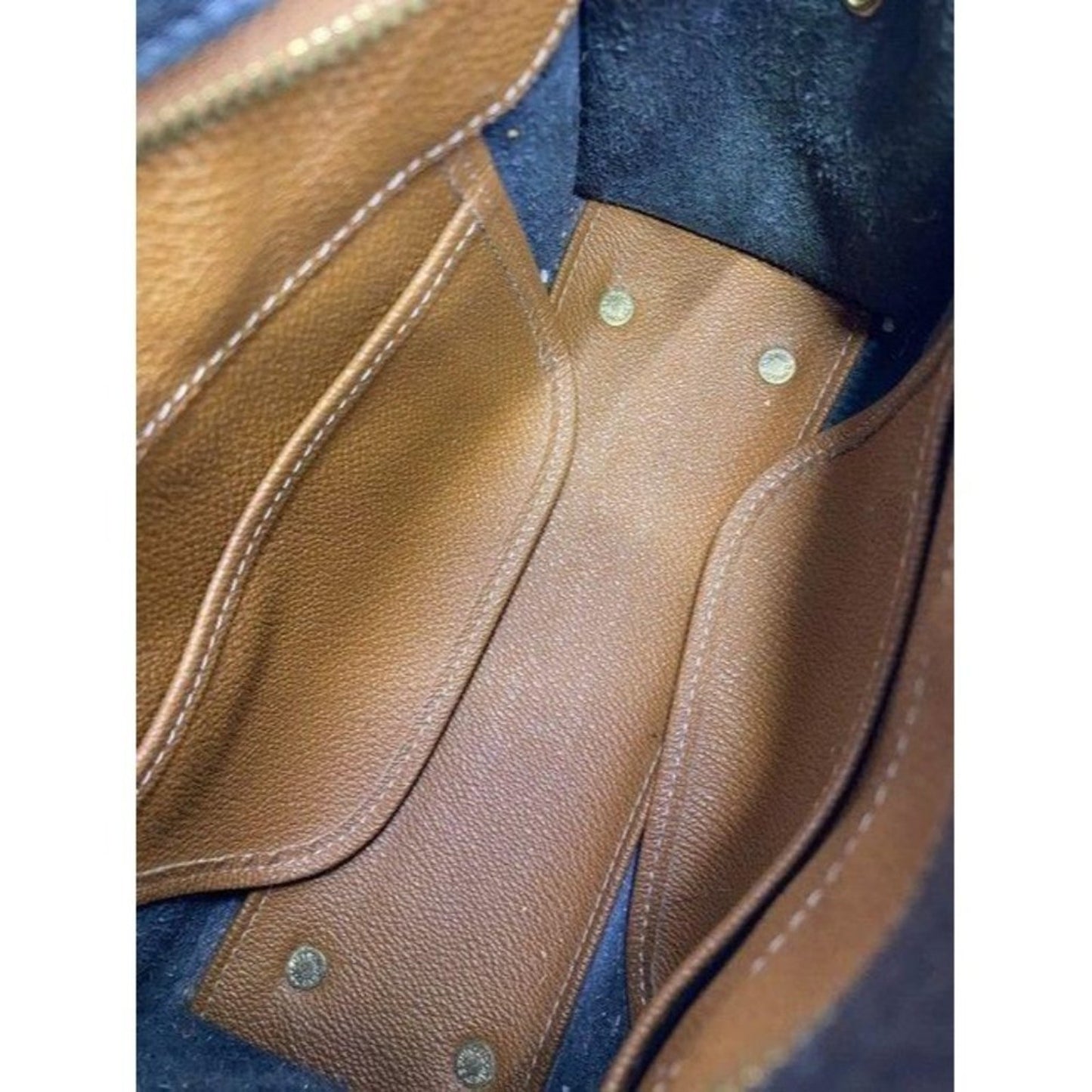 dooney and bourke vintage classic brown black leat