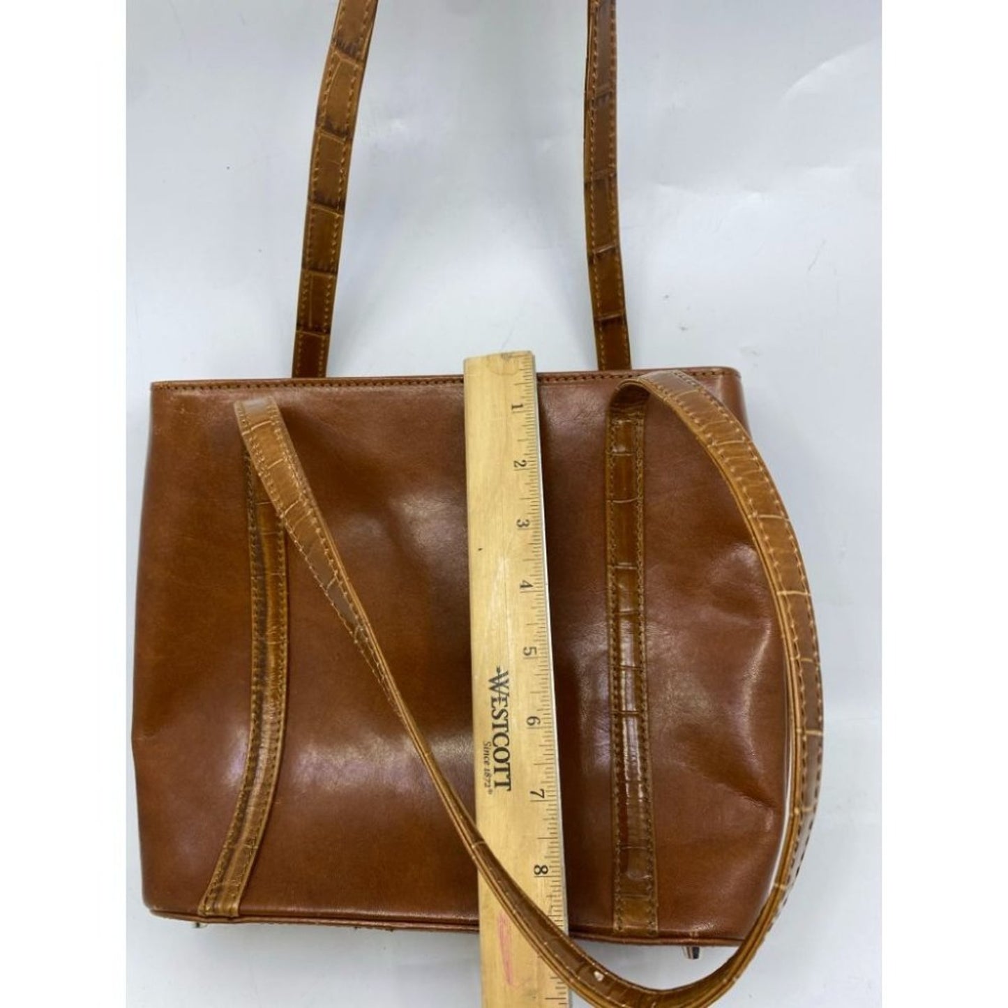 Monsac Brown Tote Mini Bag