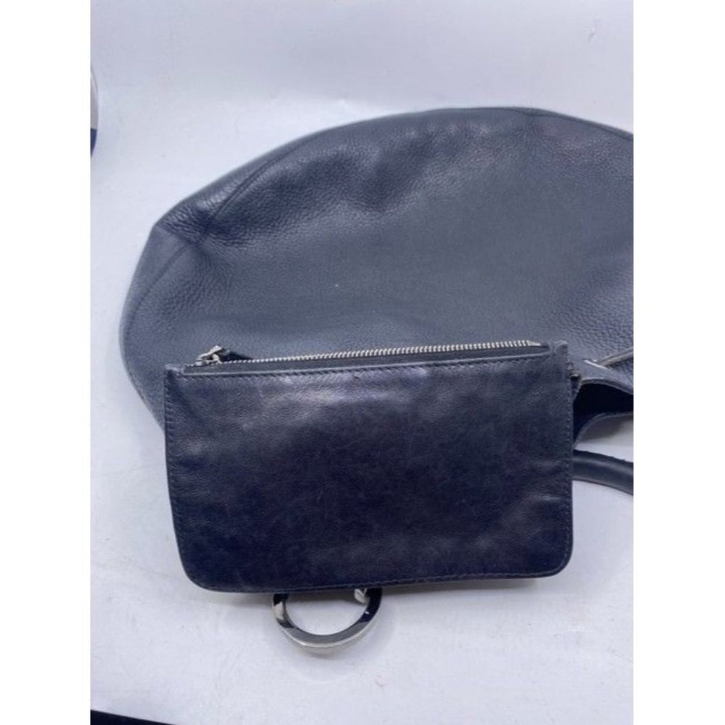 Gucci Hobo Vintage Drawstring Black Calfskin Backpack