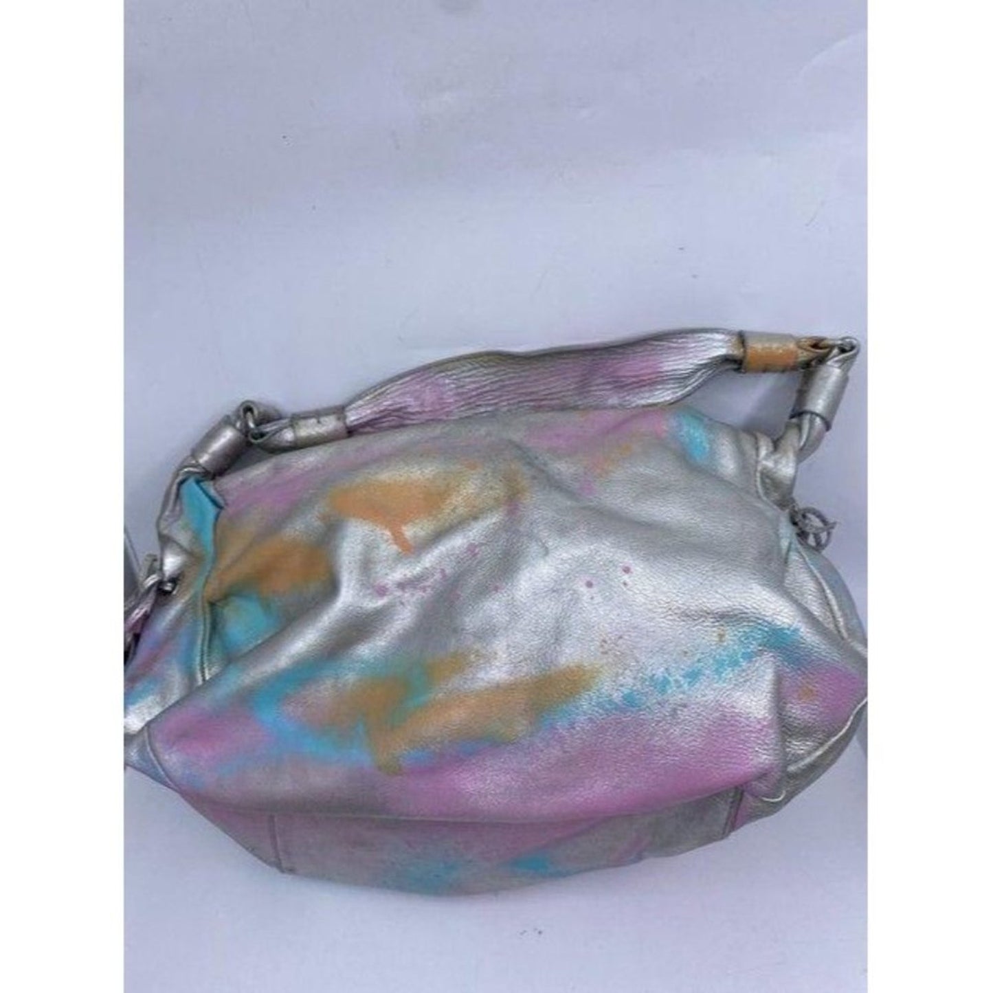 kate spade w large customized w multicolor leather