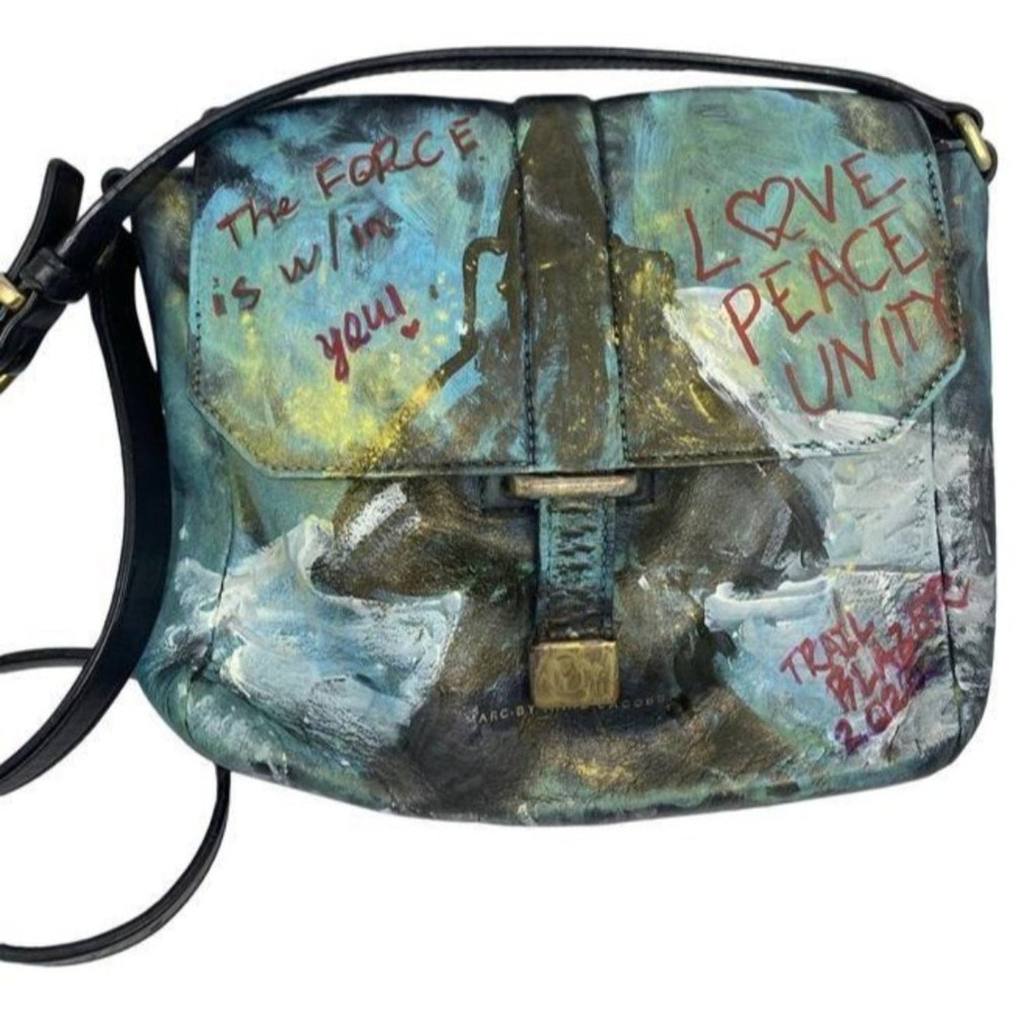 marc jacobs customized multicolor leather cross bo
