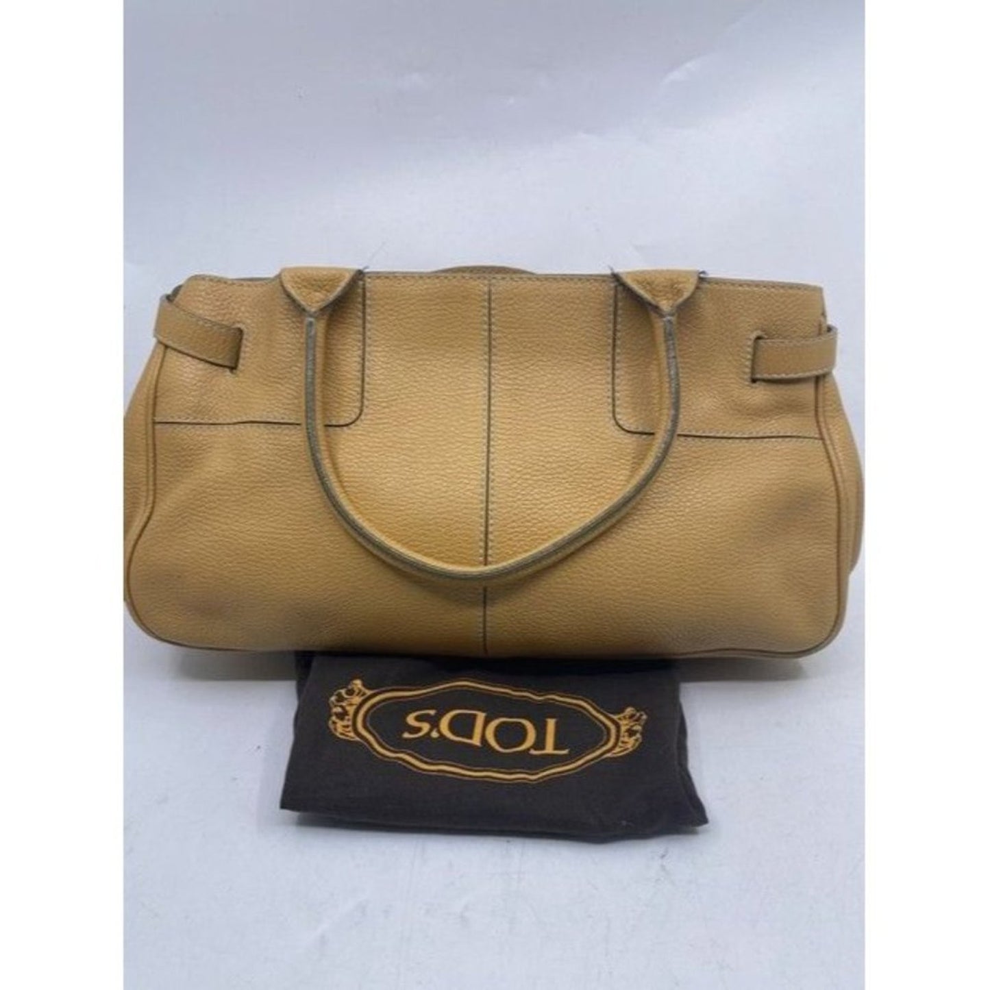 Tod S Tan Leather Shoulder Bag