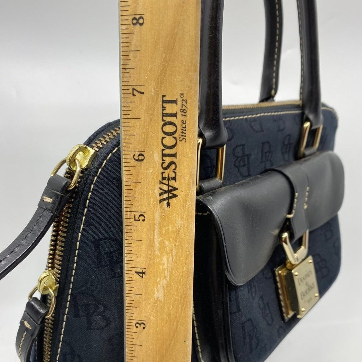 Dooney & Bourke Black Large Leather Shoulder Bag