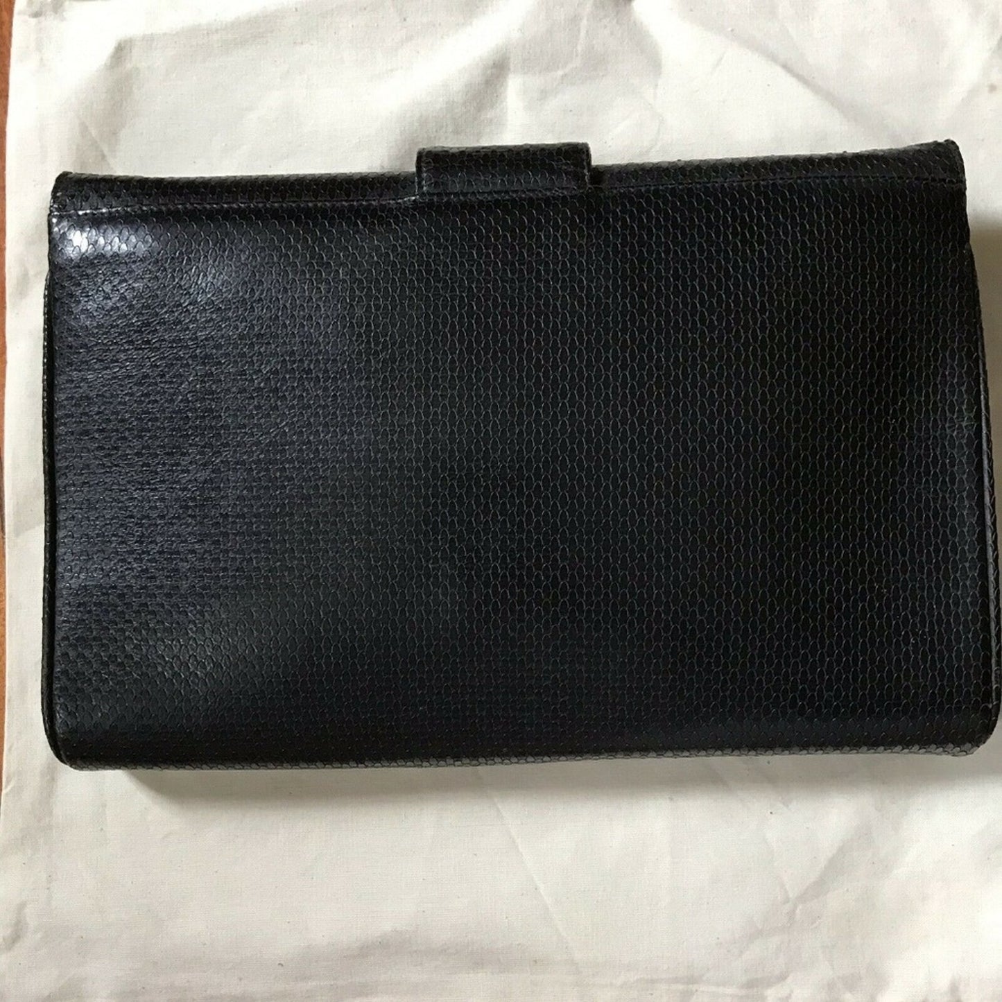 FRATELLI ROSSETTI Python Skin Clutch Vintage