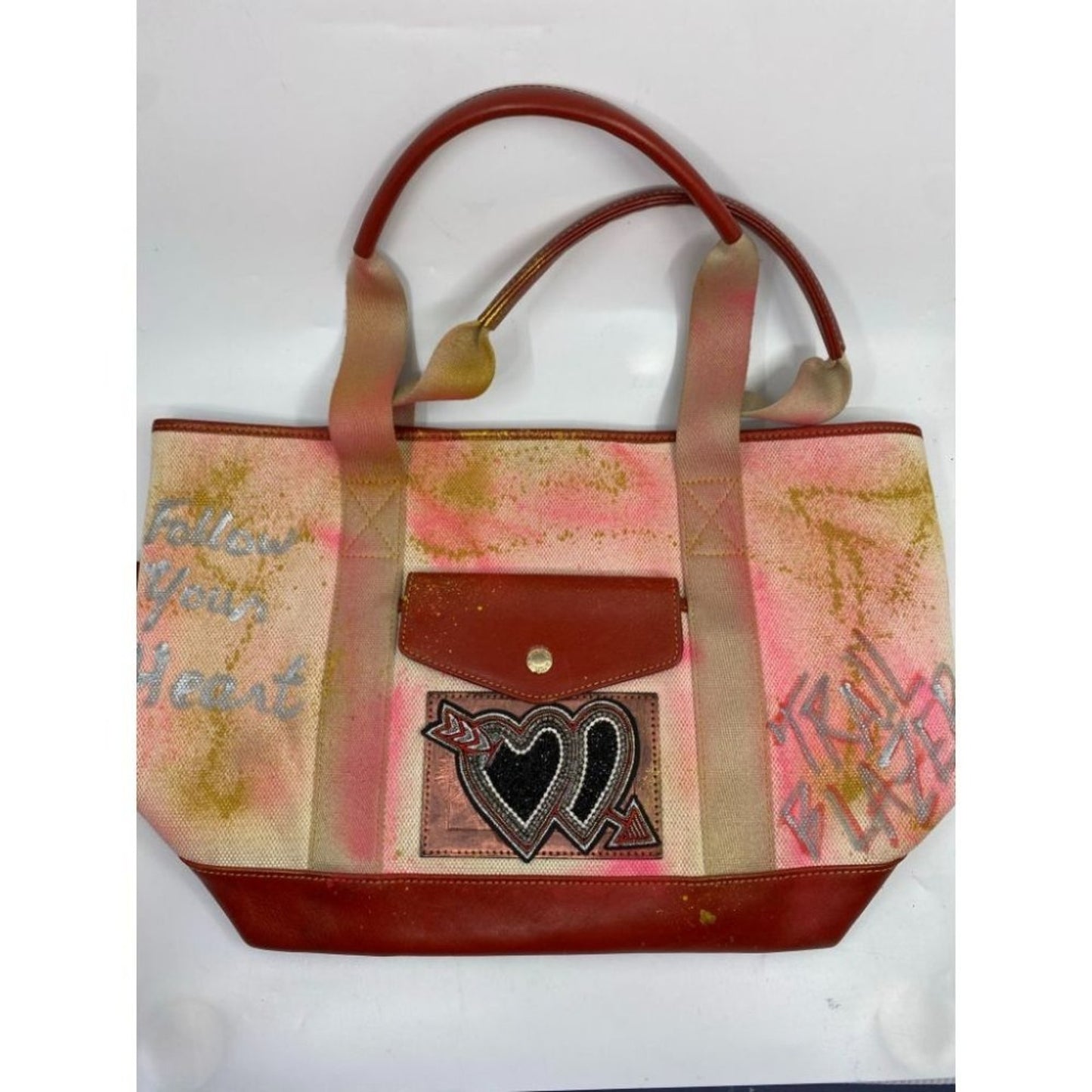 DOONEY & BOURKE Shoulder Bag Customized Pink Red