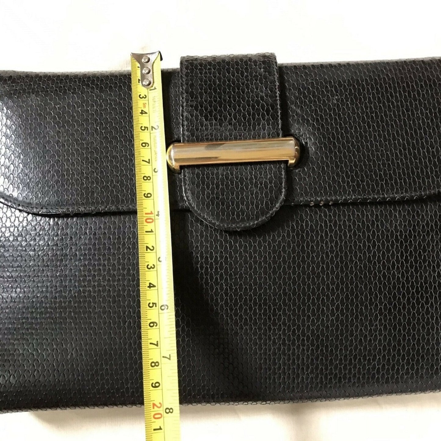 FRATELLI ROSSETTI Python Skin Clutch Vintage