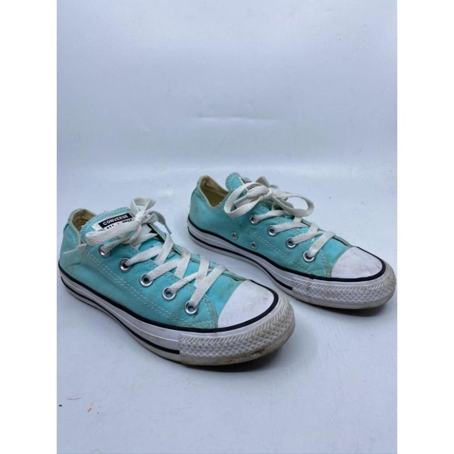 CONVERSE Sneakers White Green Men's Size 4