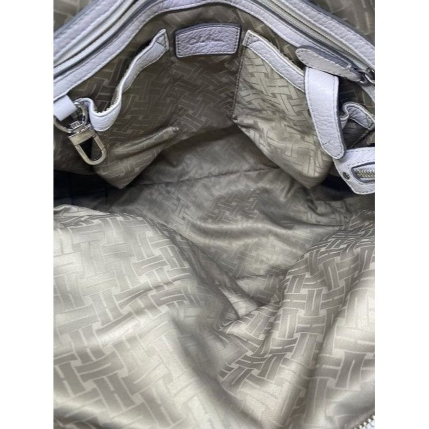 Cole Haan Xl Wqhite Leather Shoulder Bag