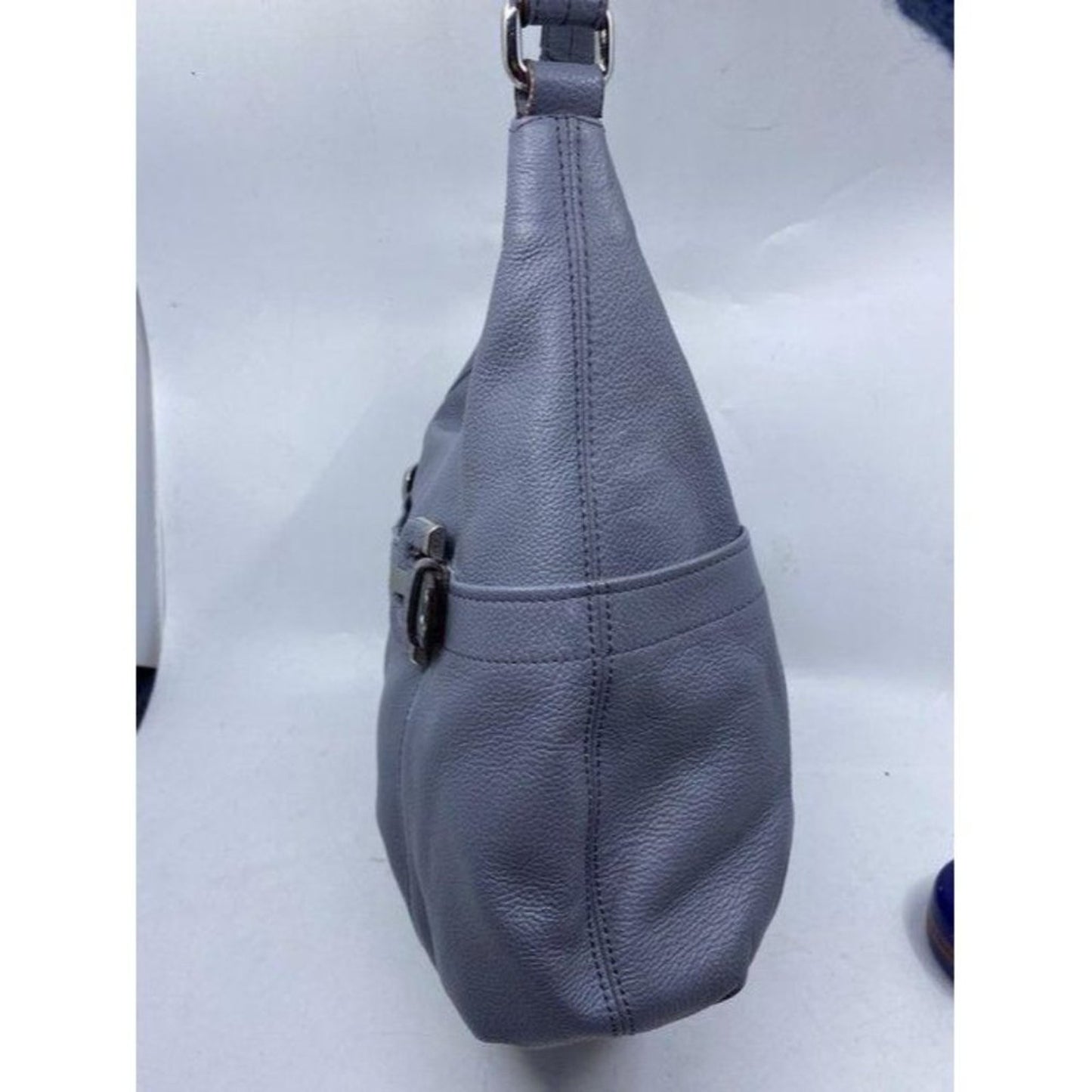 tignanello bag light purple leather tote