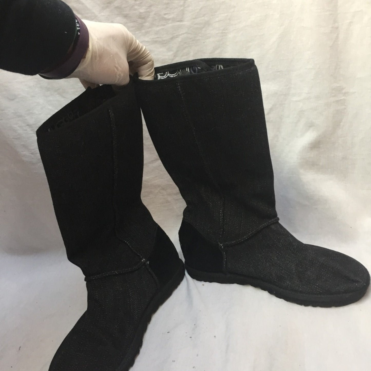 High UGG Black Boots Size: 5