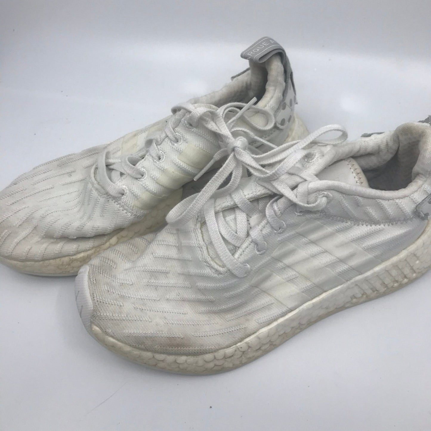 Adidas Boost White Sneakers Size 7
