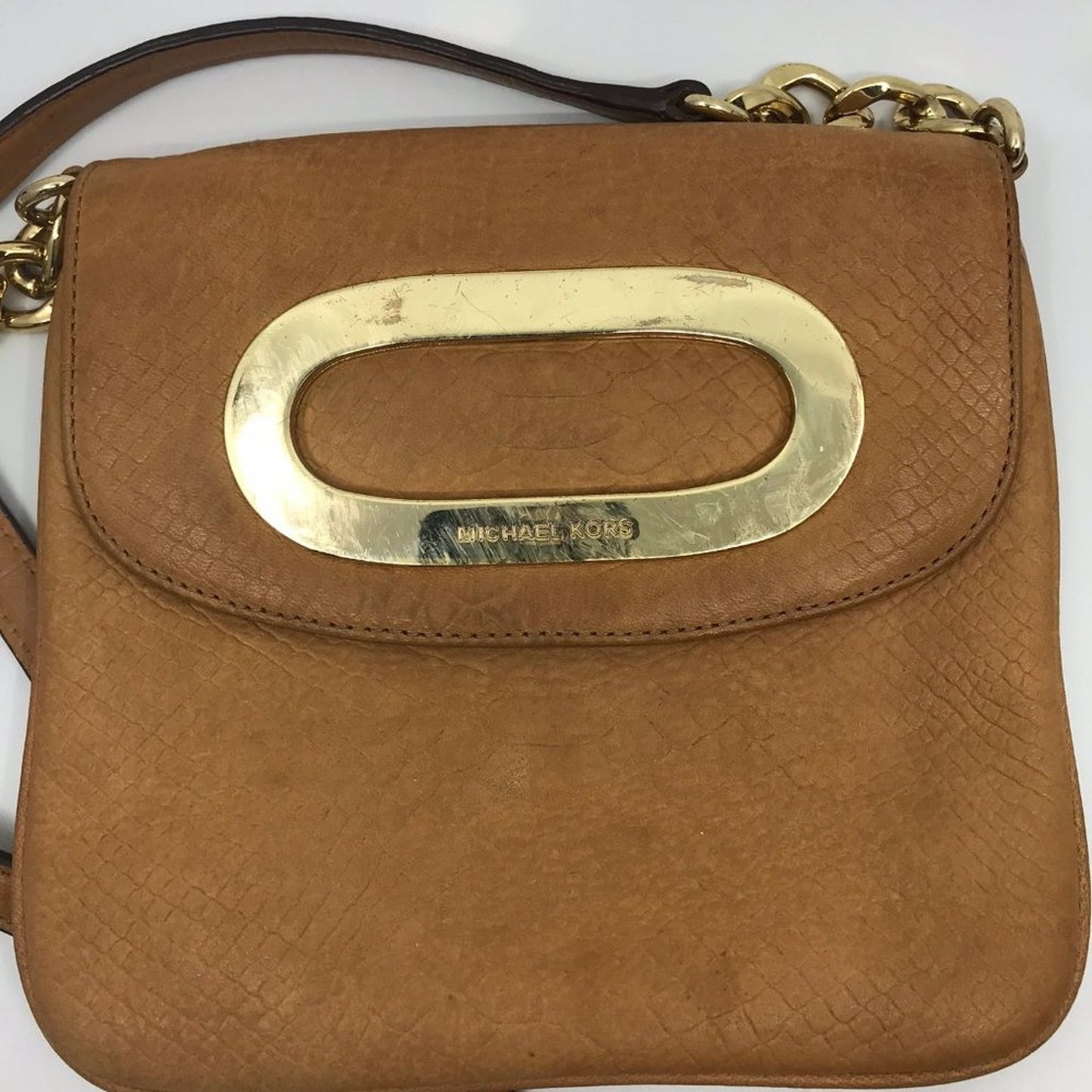 Michael Kors Brown Small Leather CrossBody Bag