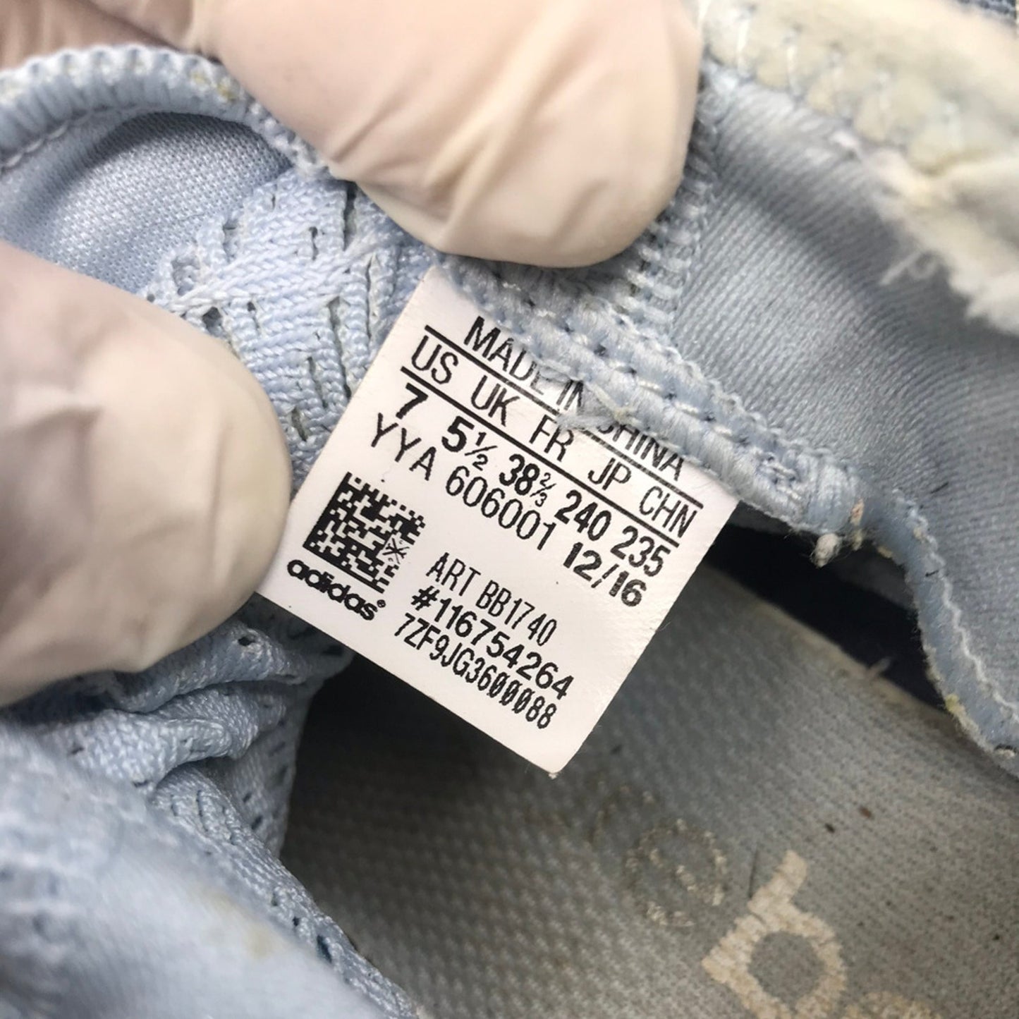 Adidas Boost Blue Gold Sneakers Size 7F/6M