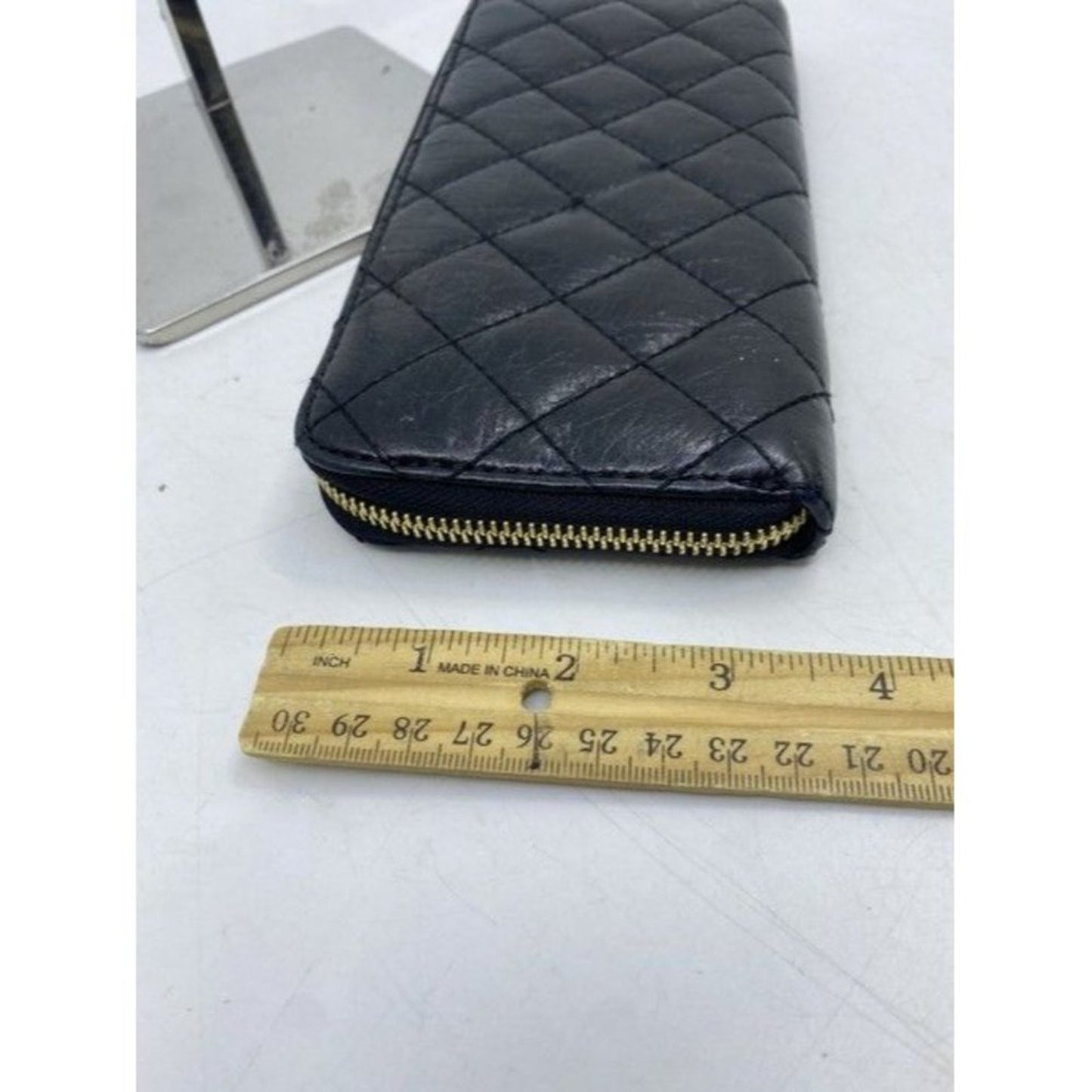 Michael Kors Black Quilted Leather Wallet
