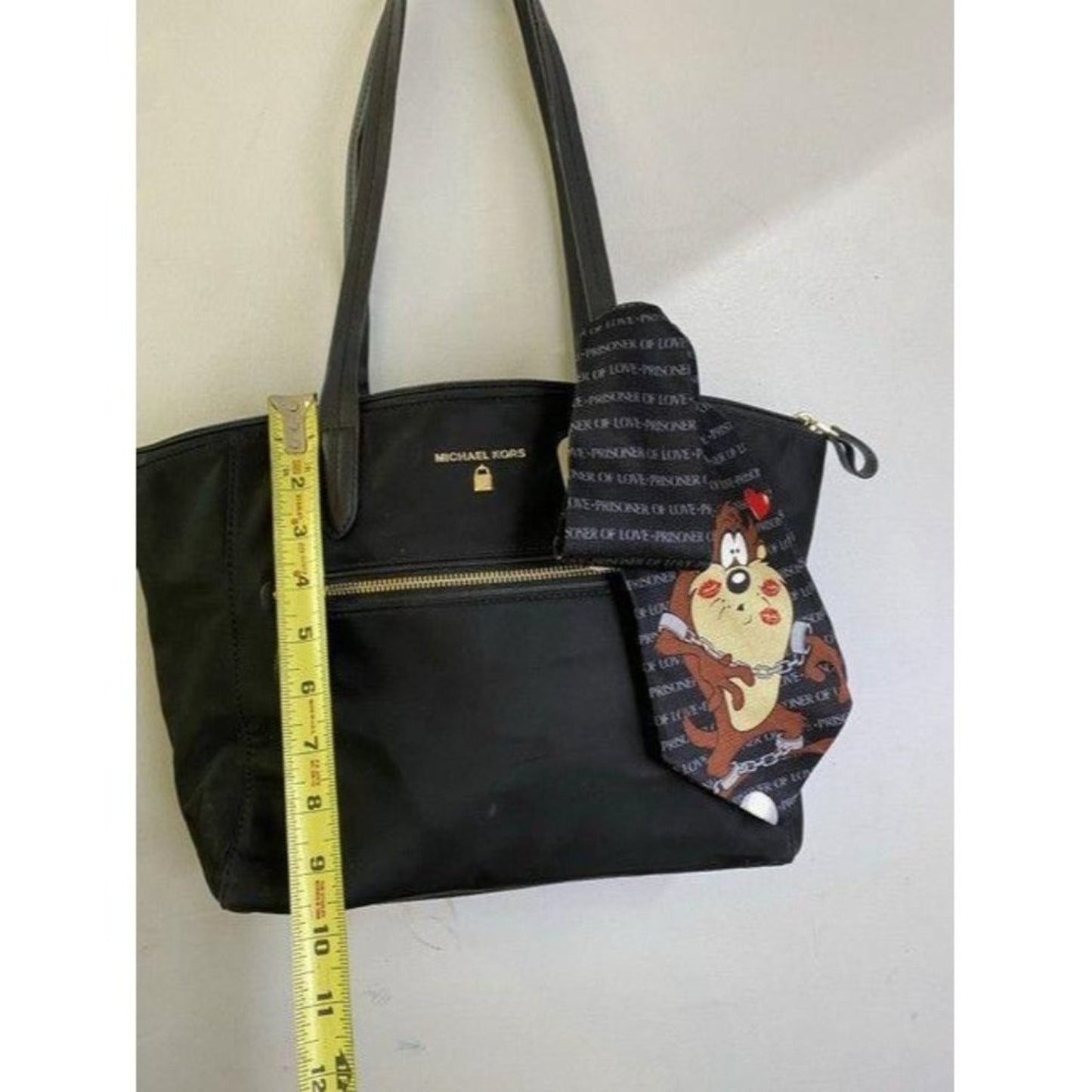 michael kors w large w looney tunes tie sash black