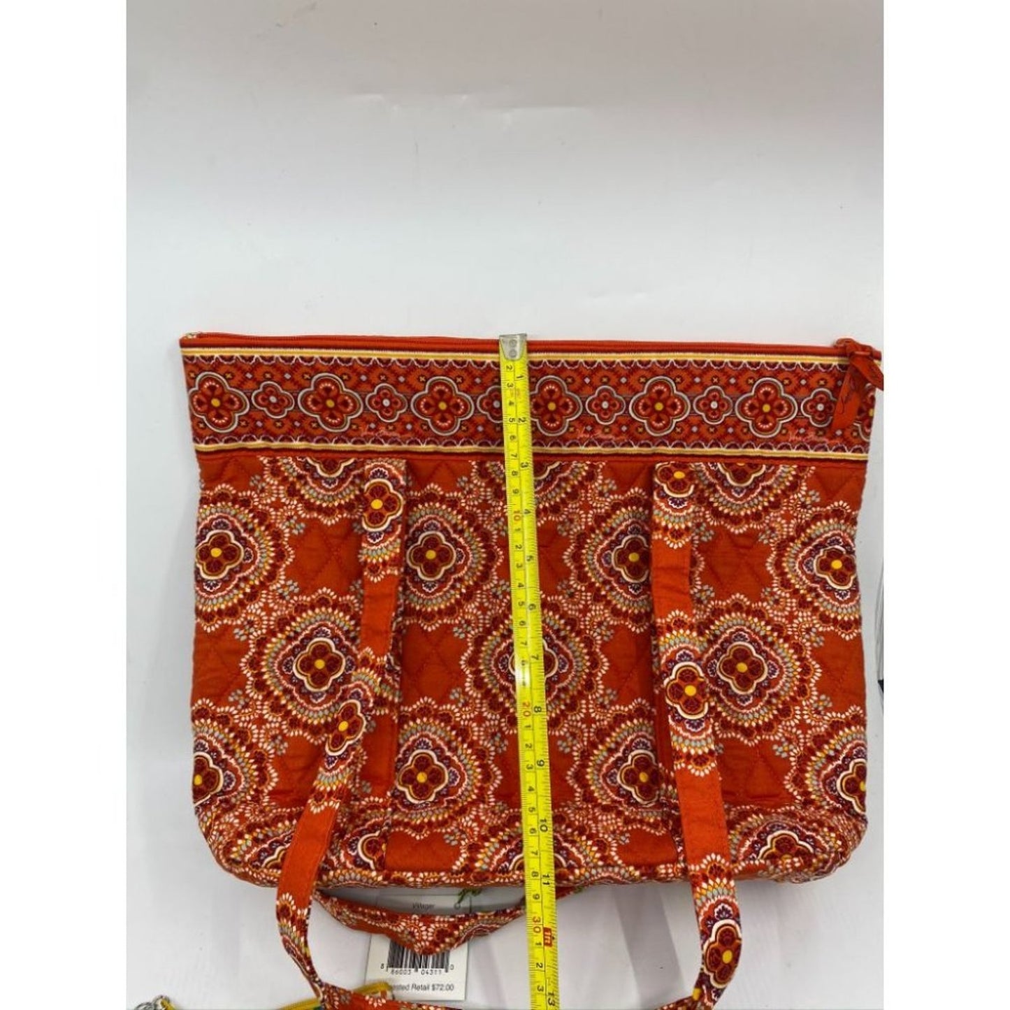 NWT! Vera Bradley Quilted Bag w Wallet Red Beige