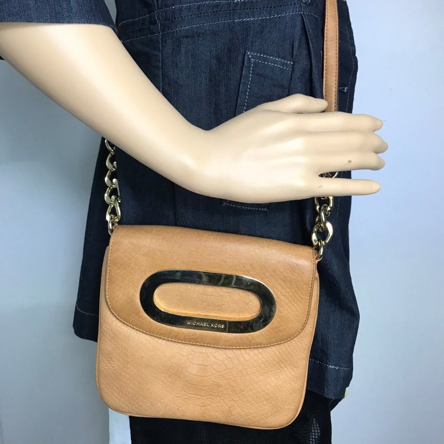 Michael Kors Brown Small Leather CrossBody Bag