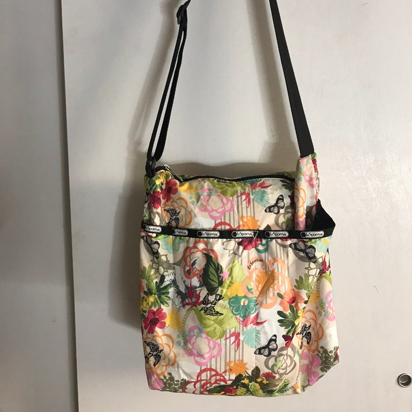 Lesportsac Multi Color Large Crossbody Bag