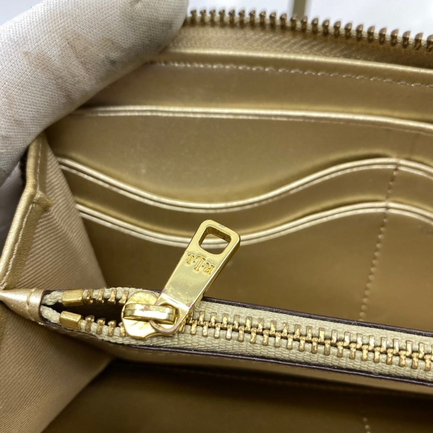 Lauren Ralph Lauren Tan Leather Wallet