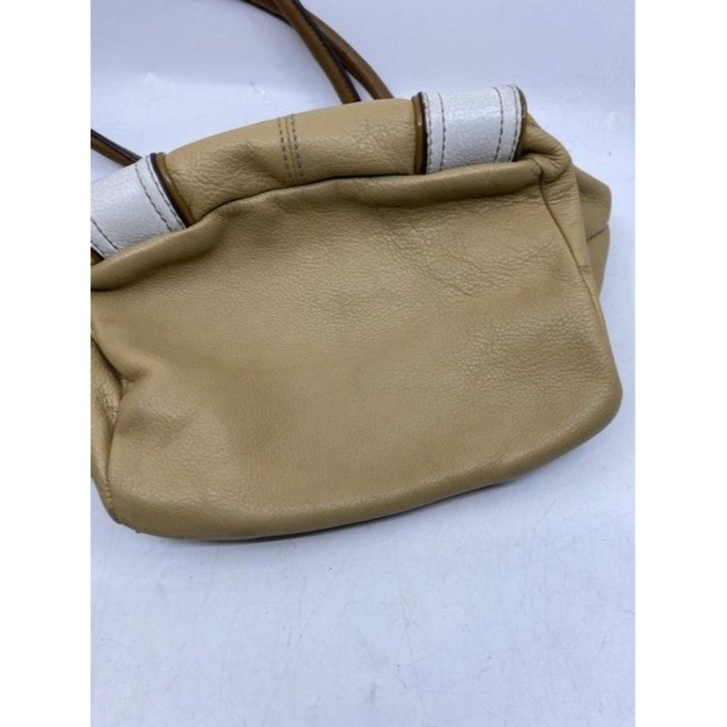 Tignanello Multi Pocket Browm Leather Shoulder Bag