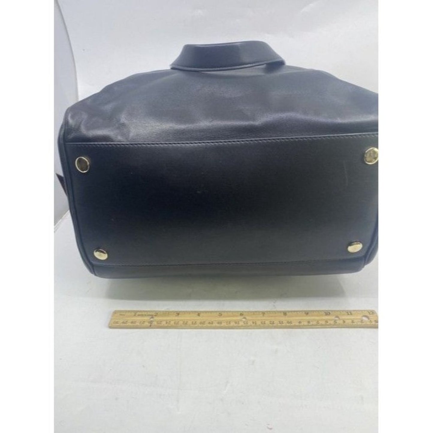 Jimmy Choo Justine Handbag Black Leather Shoulder Bag