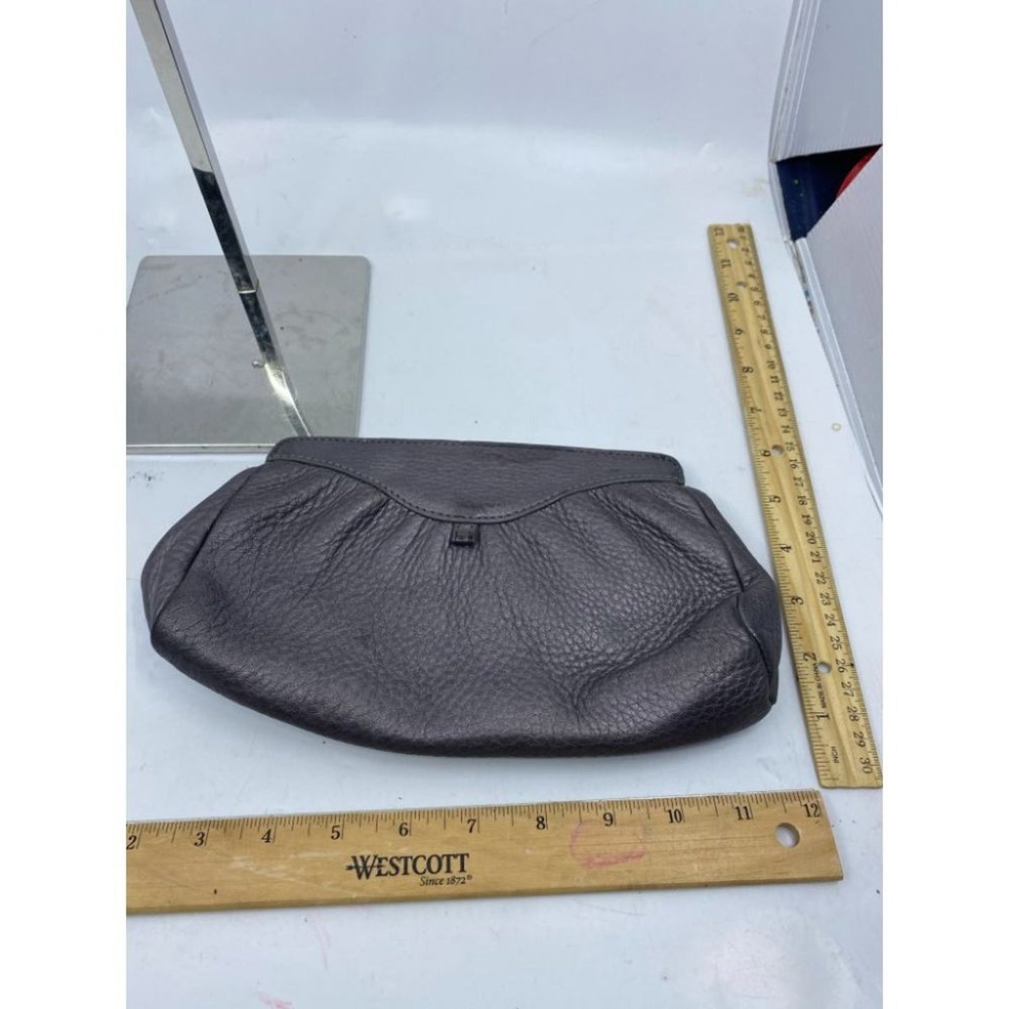 Cole Haan Gray Leather Clutch