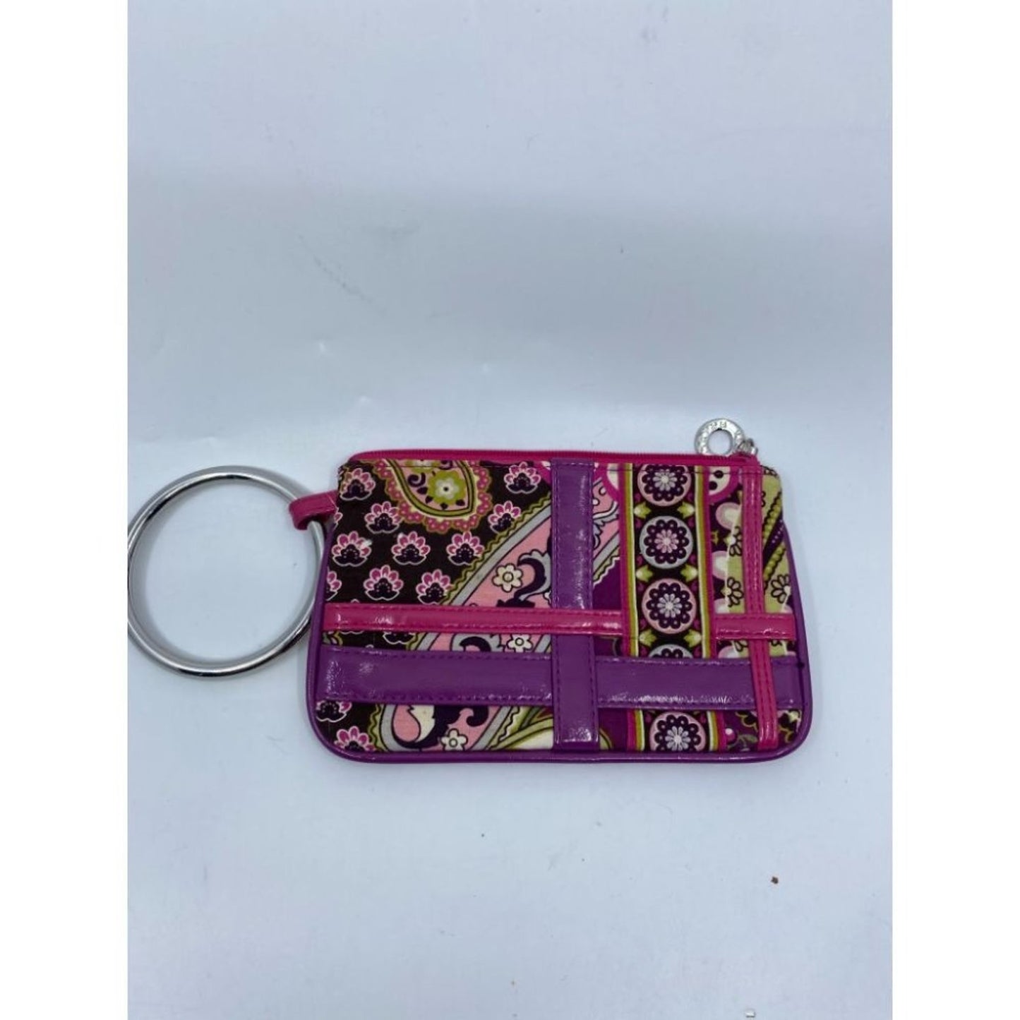 Vera Bradley Purple Black Pink Cosmetic Bag