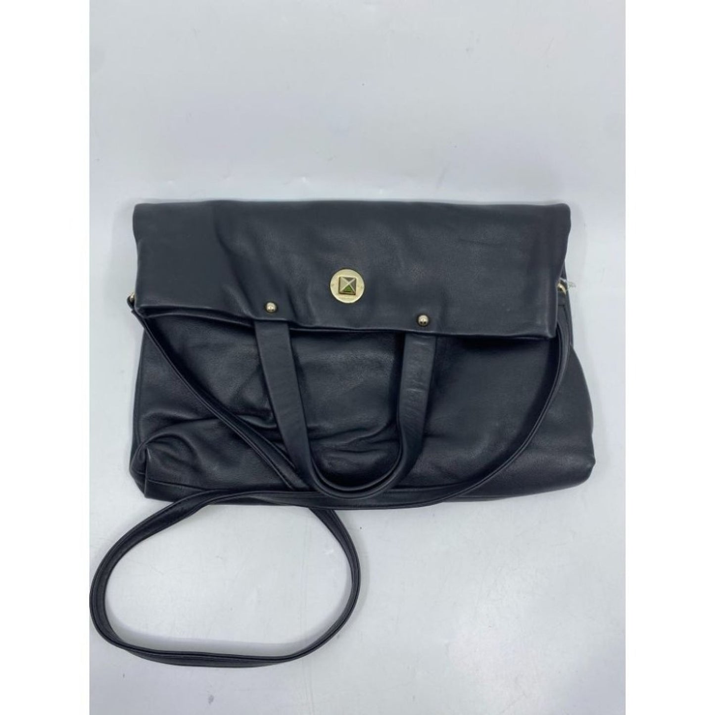 KATE SPADE Leather Fold Over Handbag/ Crossbody