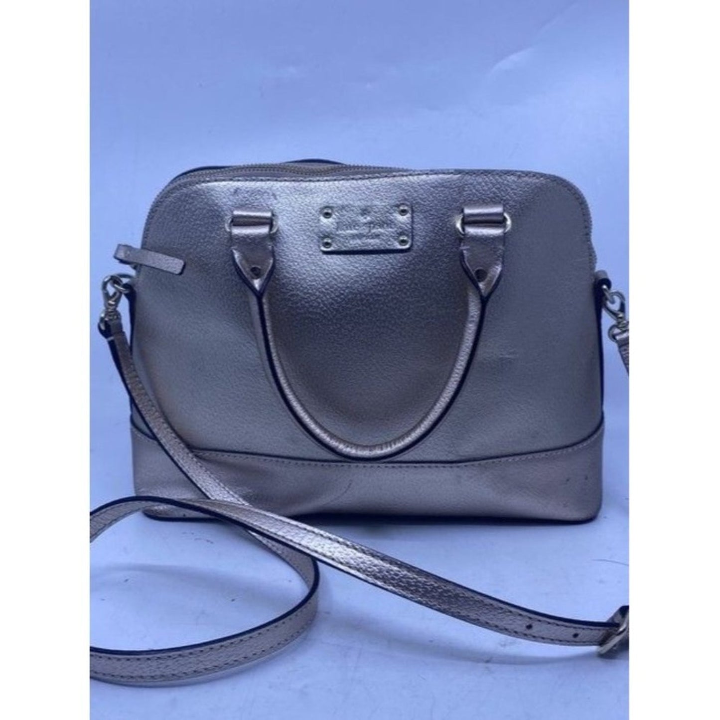Kate Spade Wellesley Rachelle Rose Gold Leather Cross Body Bag