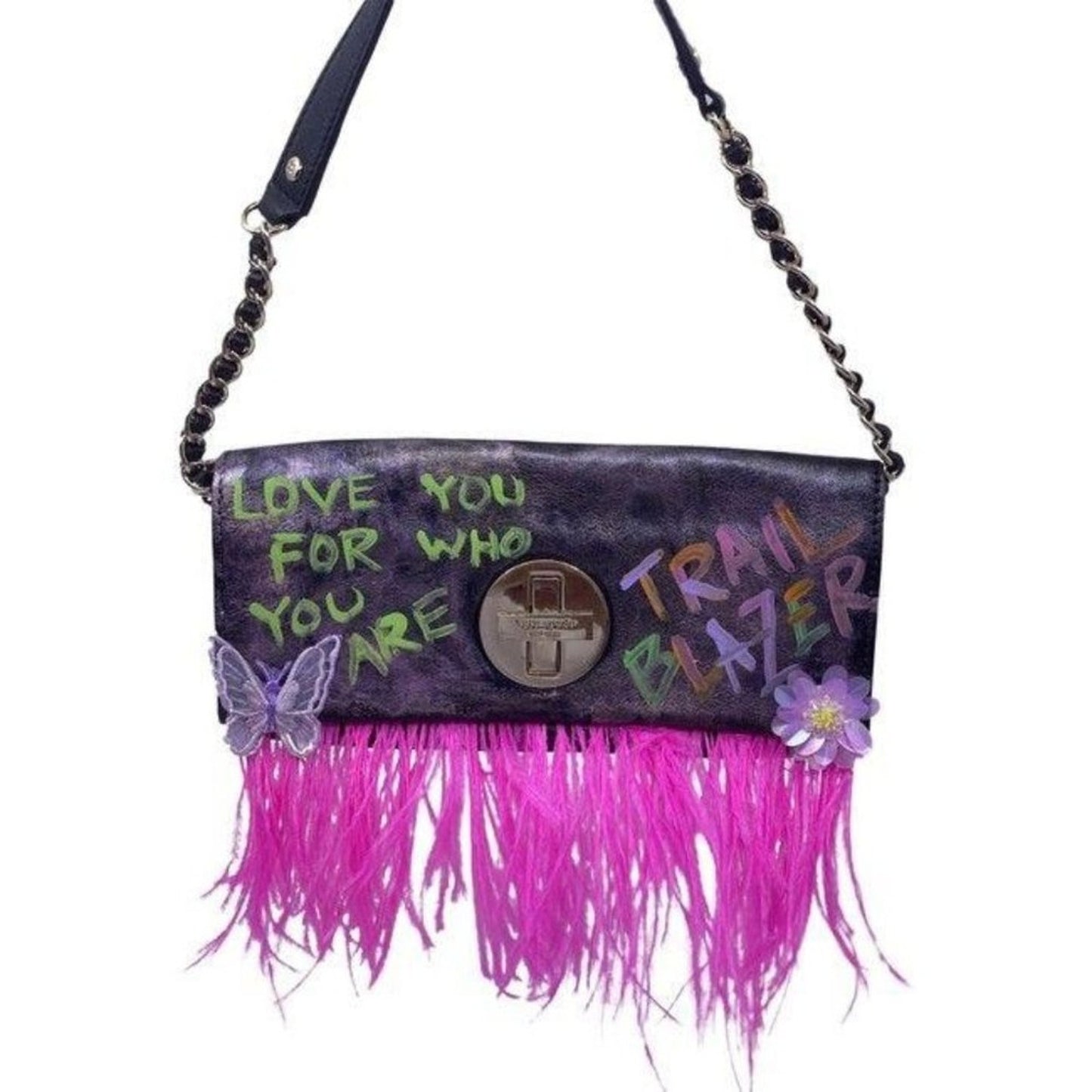 kate spade w hand customized by me w applique stre