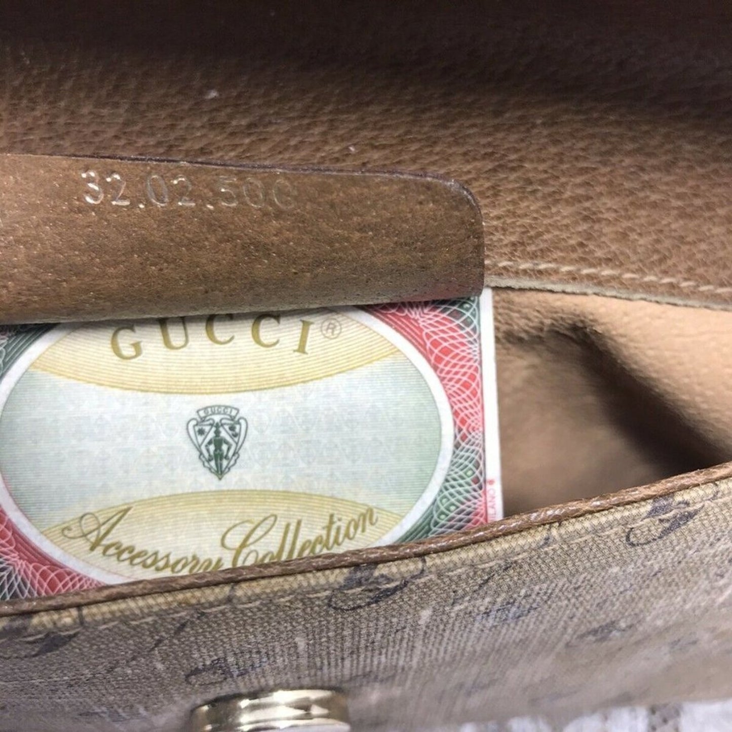 GUCCI Vintage Customized W Lace And Bee Brooch
