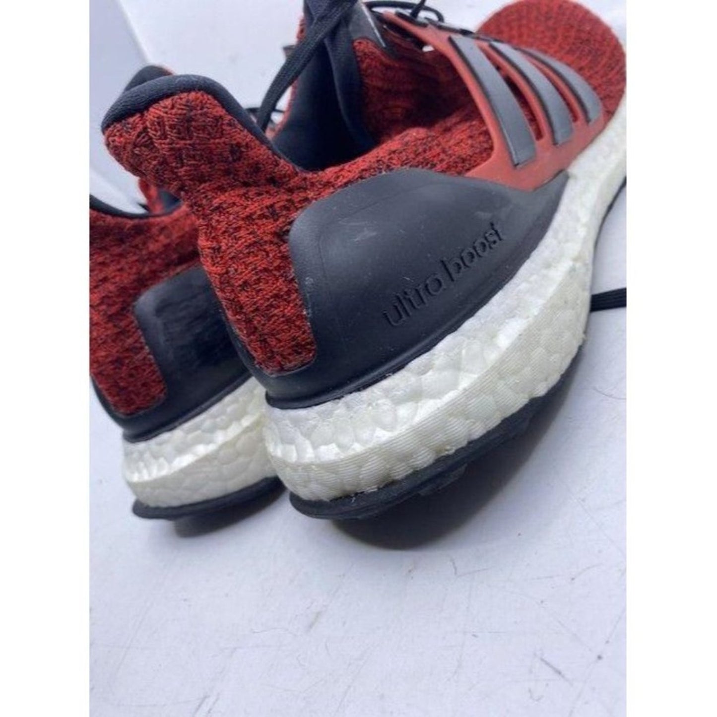 Adidas Red Black Ultra Boost Sneakers Size Us