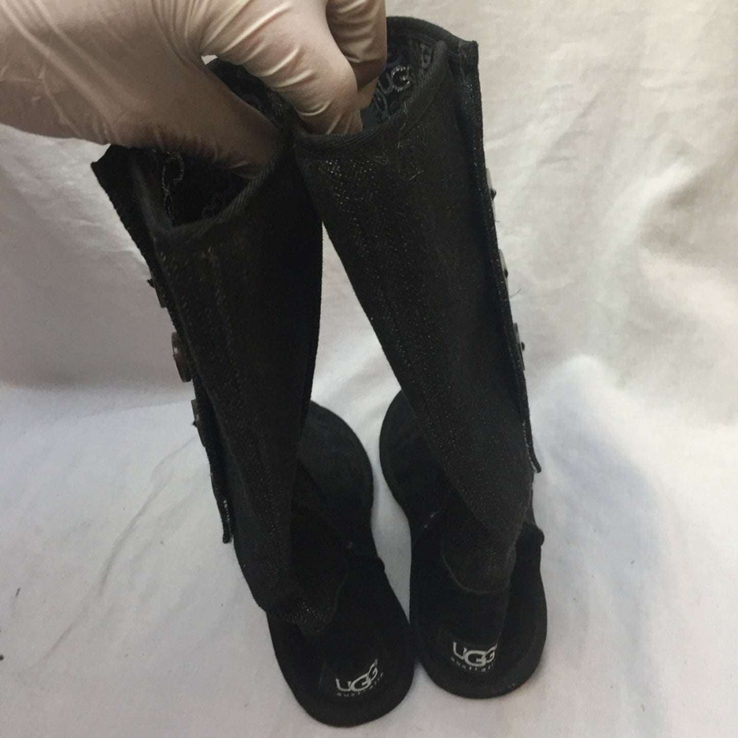 High UGG Black Boots Size: 5