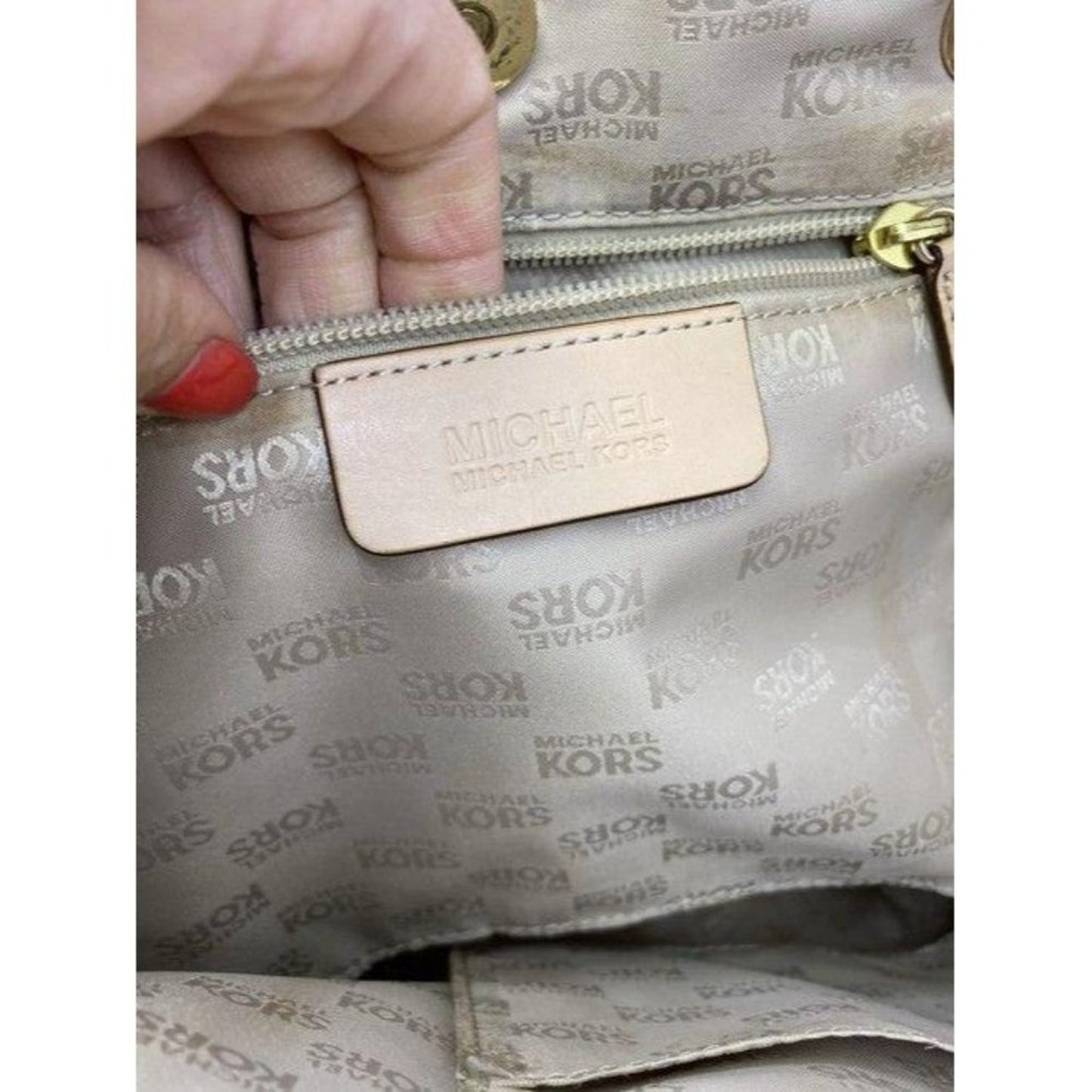 michael kors shopping xl fabric pink canvas tote