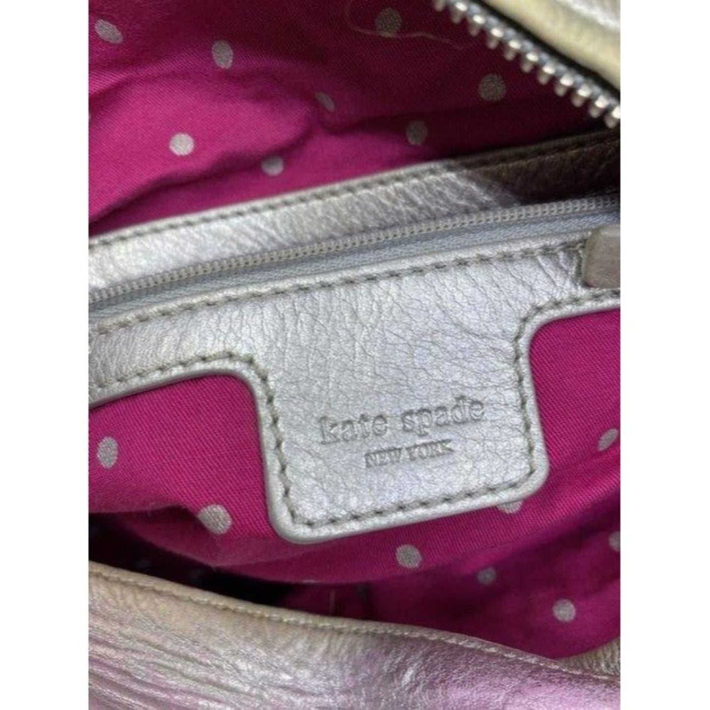 kate spade w large customized w multicolor leather